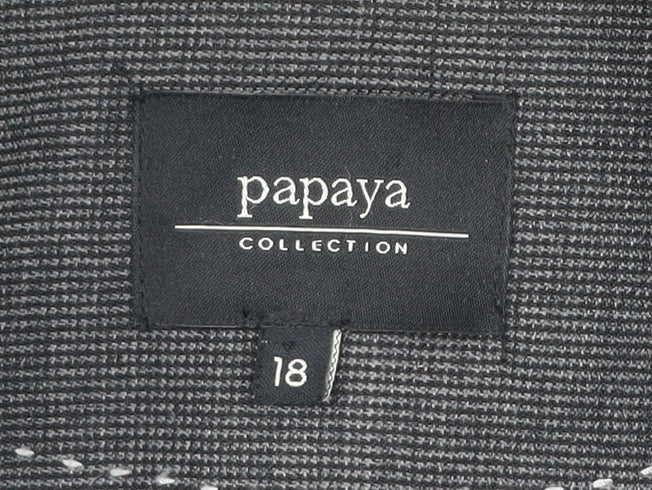 Additional view of Papaya women’s grey, size UK 18, two-button suit jacket