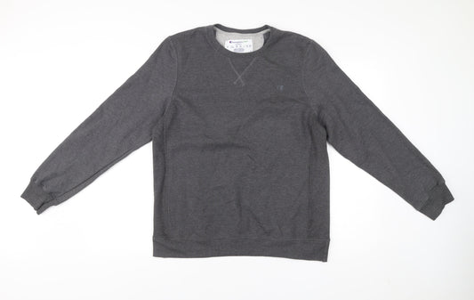 Champion Men’s Grey XL Pullover Sweatshirt Crew Neck Long Sleeve