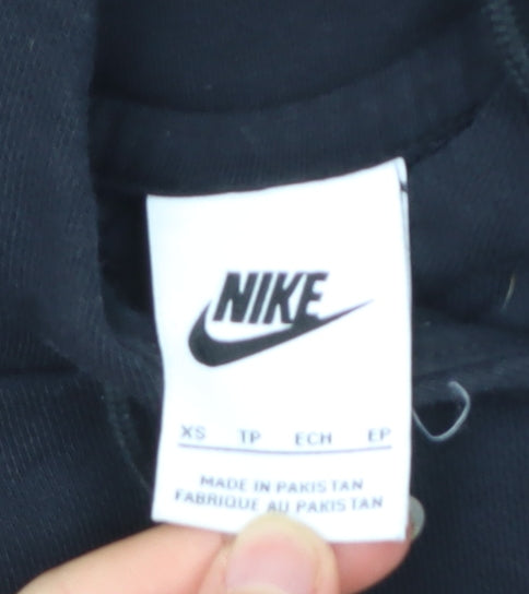 Nike Men's Black XS Pullover Hoodie Logo Graphic Sportswear