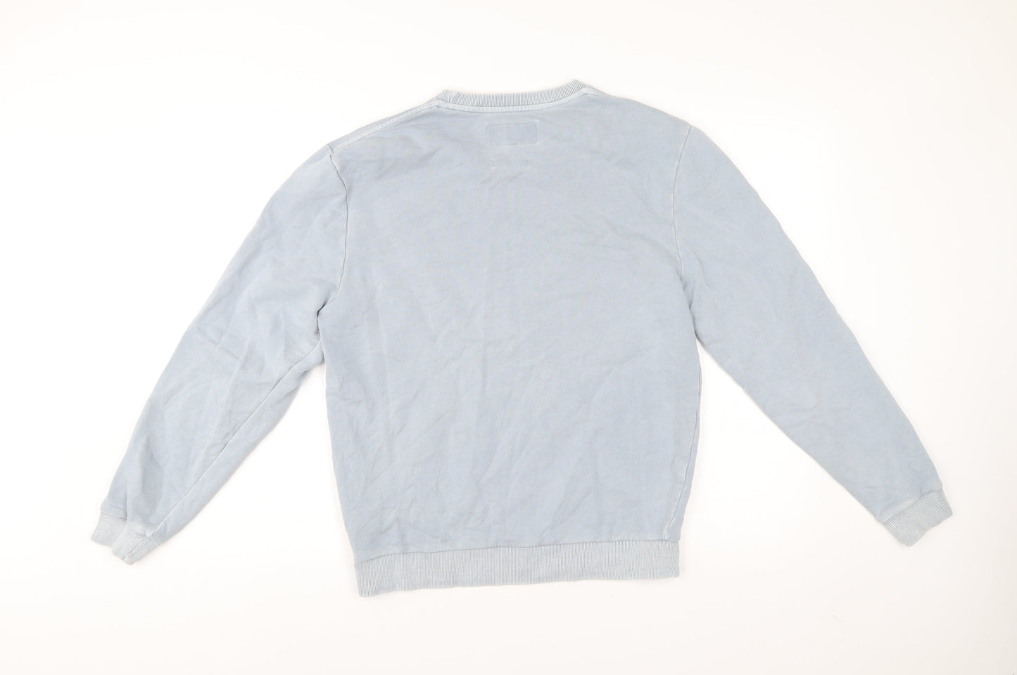 Jack Wills Men’s Blue Pullover Sweatshirt Size M Crew Neck Logo