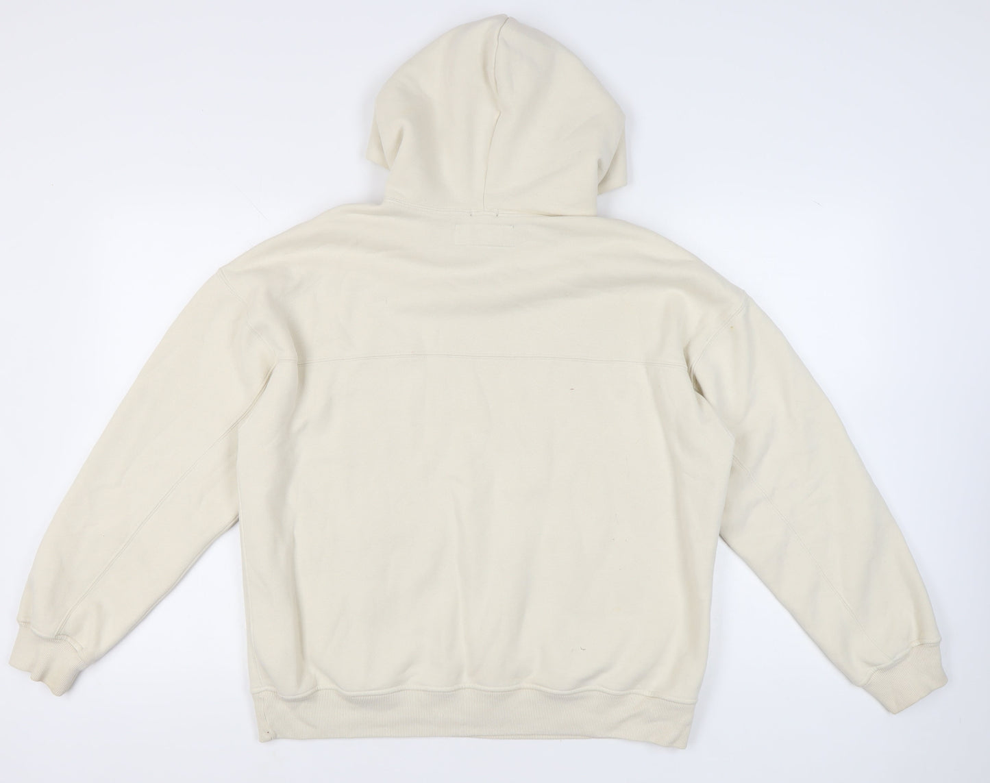 Abercrombie & Fitch Men’s Beige Oversized Hoodie Small Pullover