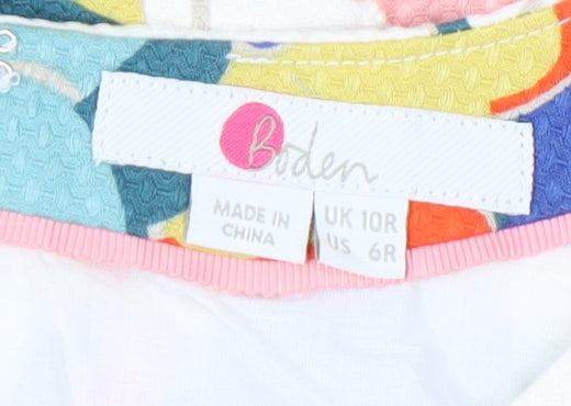 Boden Women’s Multicoloured Floral Shift Dress Size 10 Knee Length