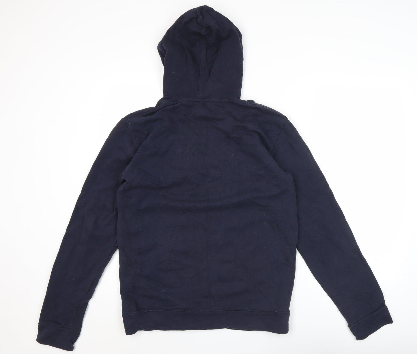 Champion Men’s Blue Pullover Hoodie Large Graphic Print Logo
