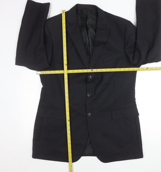 Marks & Spencer Men’s Navy 42 Long Blazer Jacket Classic Fit