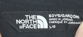The North Face Boys Grey Long Sleeve Cotton Blend T-Shirt L