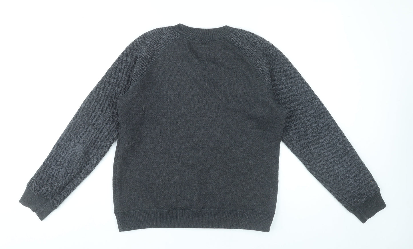 Jack Wills Womens Grey Cotton Blend Pullover Sweatshirt Size 10