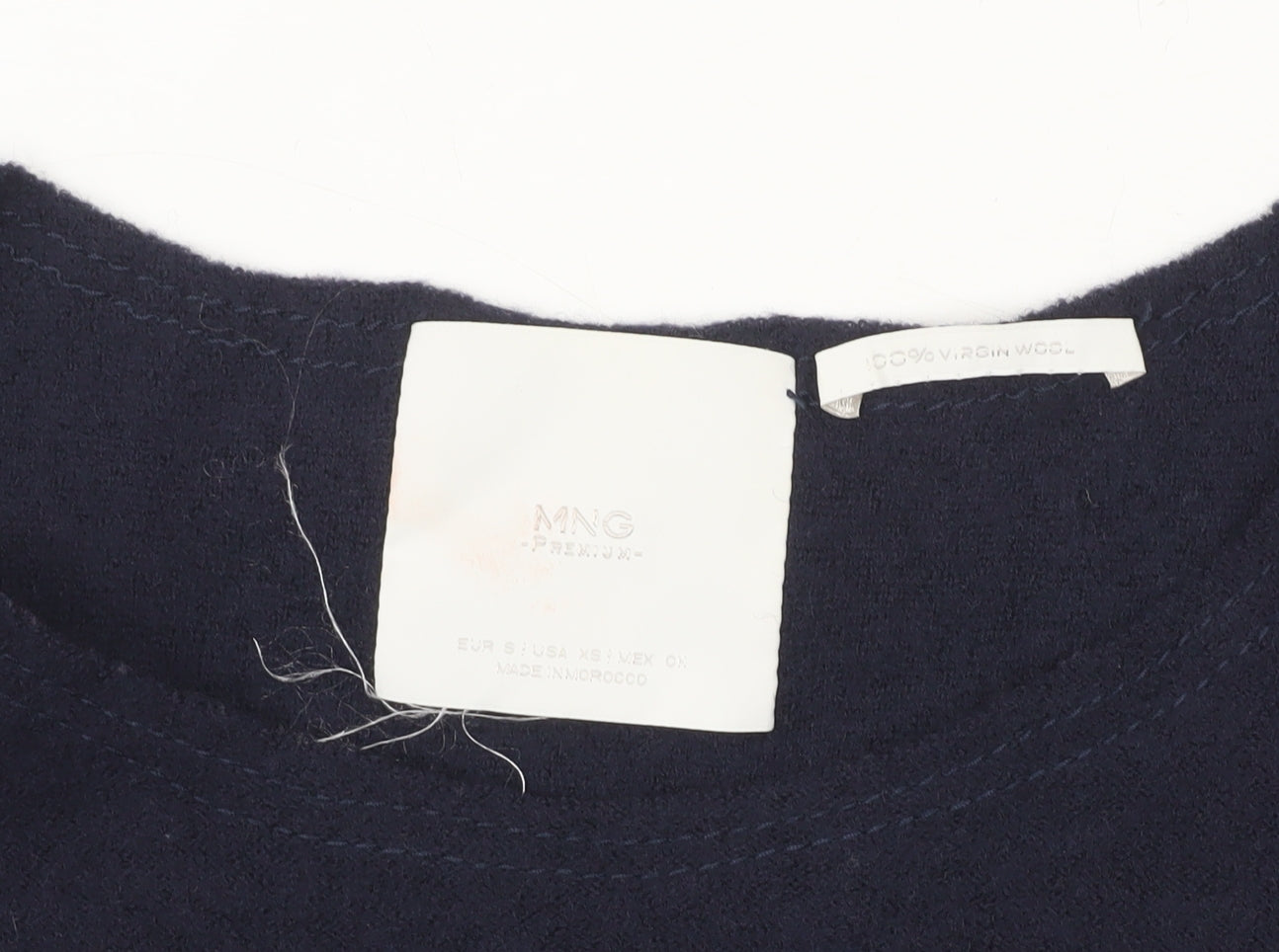 MNG Women’s Black Wool Shift Dress Size 8 Sleeveless Workwear