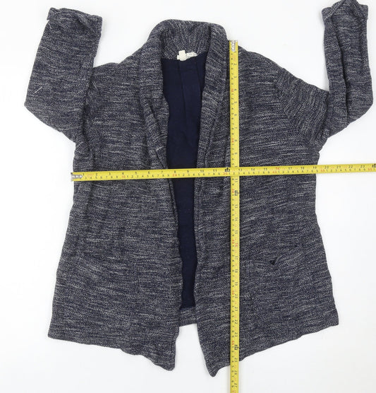 Fat Face Womens Blue Cotton Cardigan UK 10 Long Sleeve Casual Knit