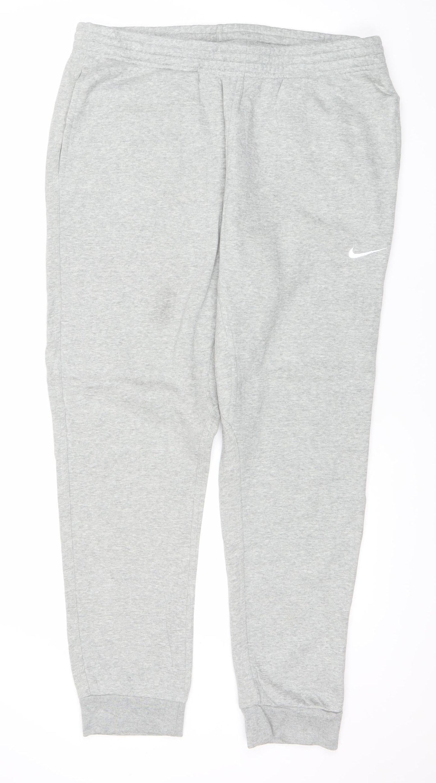 Nike Mens Grey XL Jogger Sweatpants Tapered Gym Training
