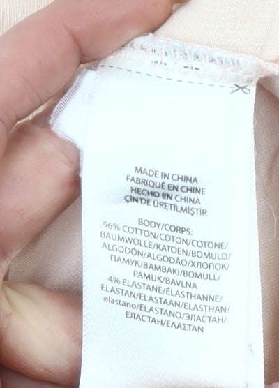 Ralph Lauren Men’s Beige Stretch Cotton Crew Neck Pocket T-Shirt M