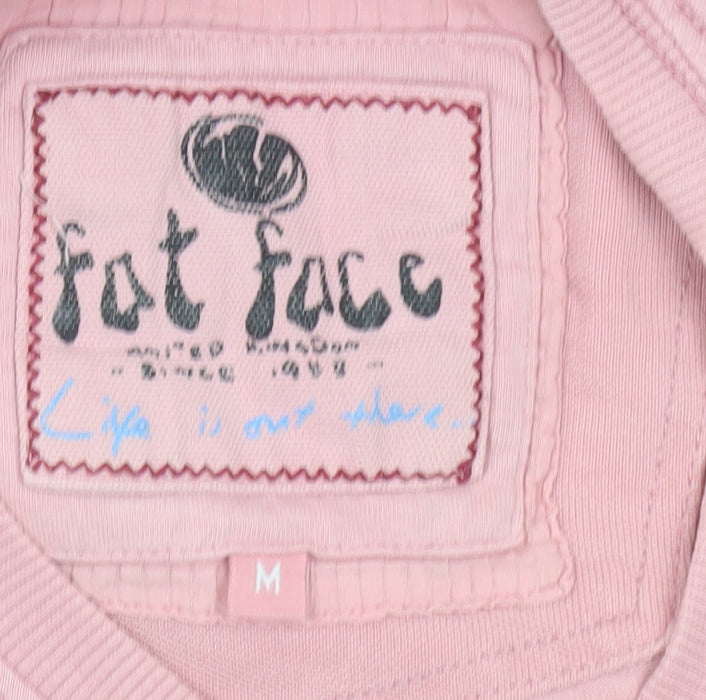 Fat Face Men's Pink Medium Short Sleeve Cotton Crew Neck T-Shirt