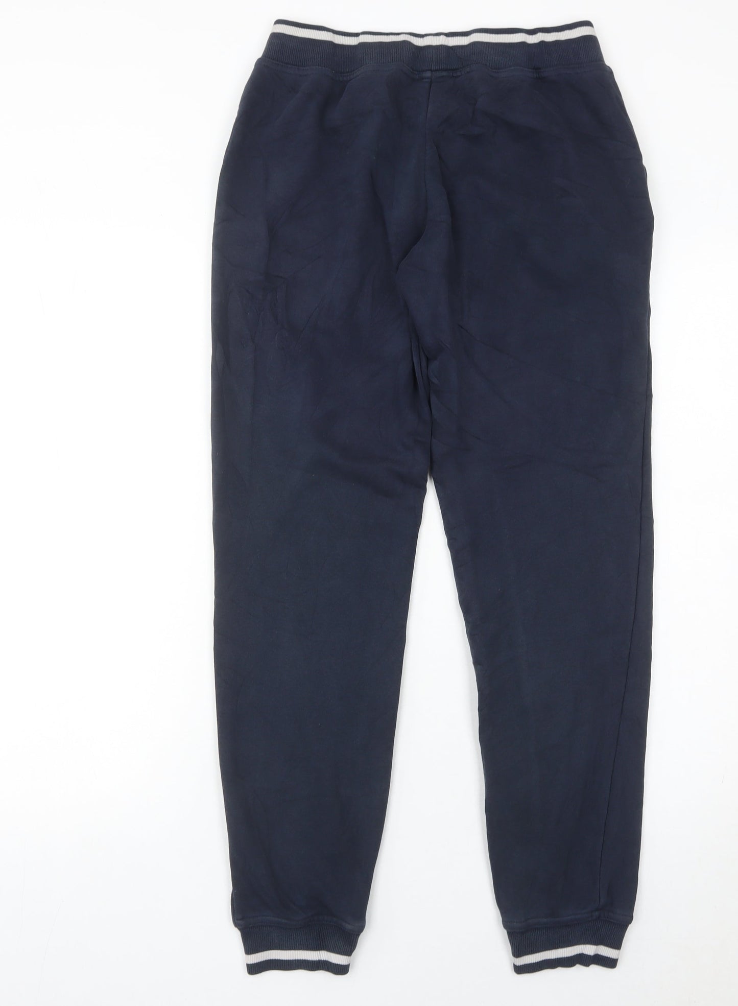 Adidas Womens Blue Jogger Trousers Size 8 Cotton Blend