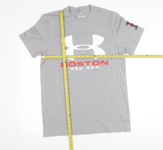 Under Armour Men’s Grey Boston Red Sox Graphic T-Shirt Small