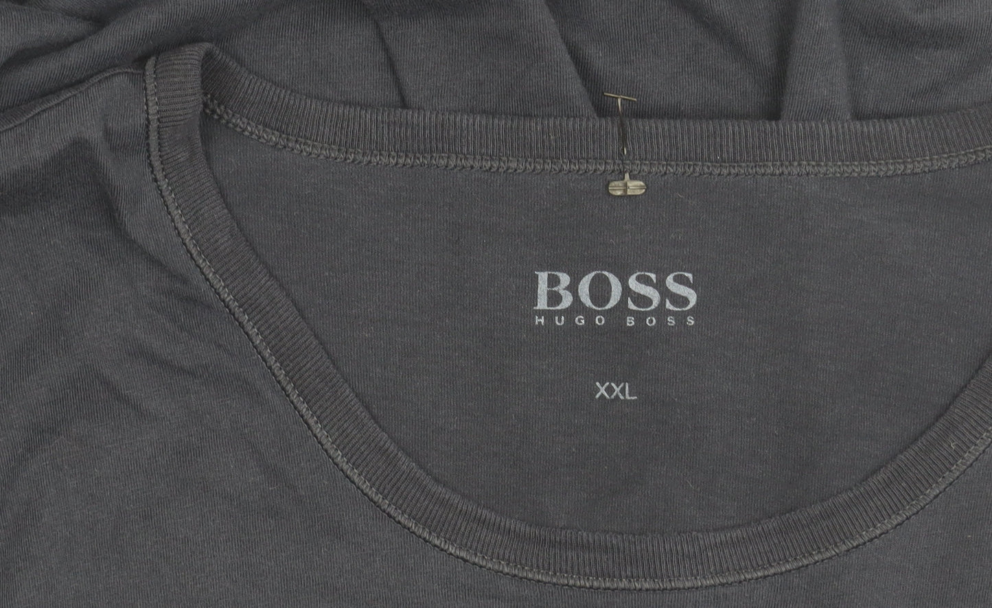 Hugo Boss Men's Black XXL Cotton Crew Neck Short Sleeve T-Shirt