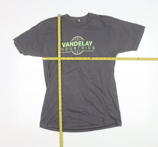 American Apparel Men’s Grey L Funny Graphic Vandelay Industries T-Shirt