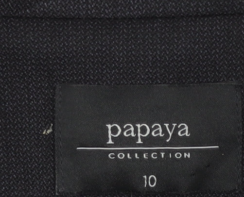 Additional view of Papaya Women Black, size 10, Tailored Polyester suit jacket