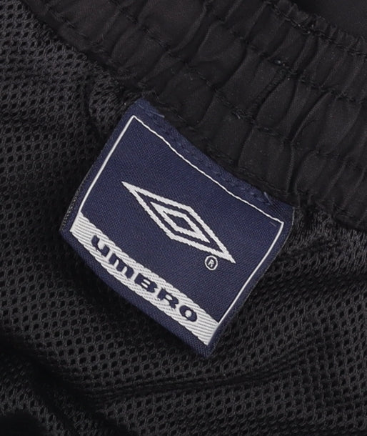 Umbro Men’s Black Sports Shorts L Elastic Waist Drawstring