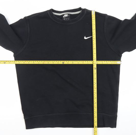 Nike Mens Black M Sweatshirt Crew Neck Pullover Sportswear