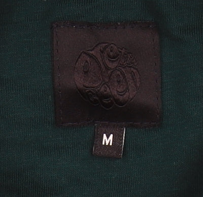 Pretty Green Men's Green Medium Polo Shirt Cotton Short Sleeve Casual