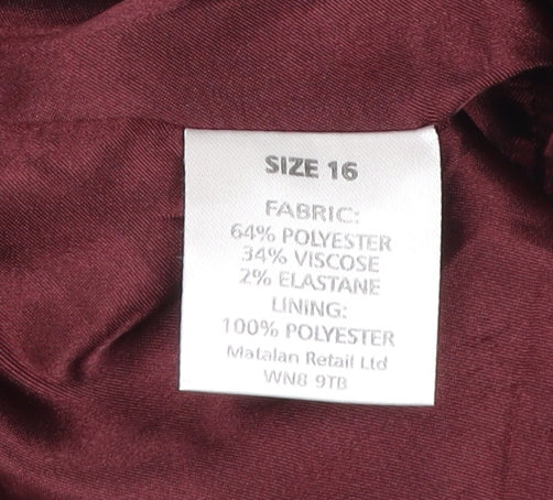 Additional view of Papaya Women’s Grey Herringbone Blazer, size UK 16, Tailored Jacket