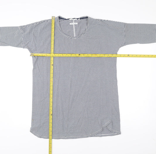 Seasalt Cornwall Women’s Blue Striped Cotton T-Shirt Dress Size 10