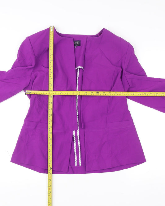 Marks and Spencer Women’s Purple Blazer Jacket Size 14 Workwear