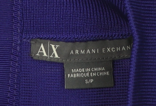 Armani Exchange Women’s Purple Bandage Knee Length Skirt S