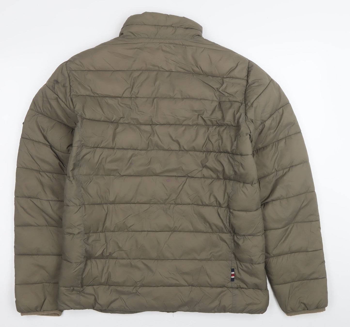 Joules Mens Green Puffer Jacket Medium Lightweight Quilted Coat