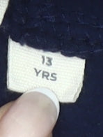 Mountain Warehouse Boys Blue Fleece Hoodie 13 Years 1/4 Zip Lightweight