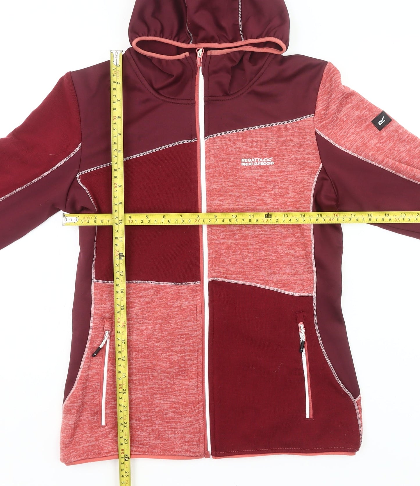 Regatta Womens Burgundy Full Zip Hoodie Jacket Size 12 UK Outdoor