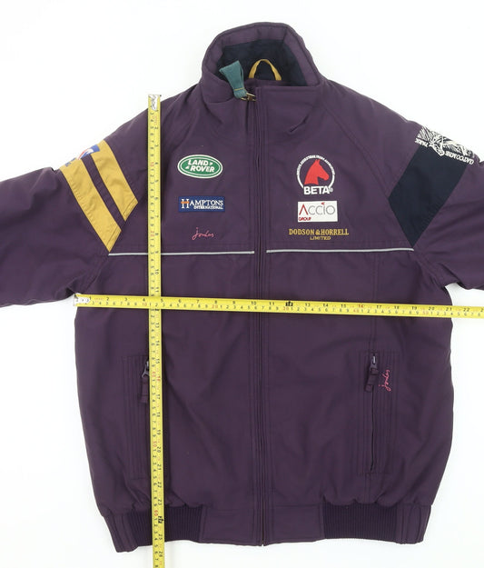 Joules Mens Purple Gatecombe Bomber Jacket S Waterproof Outdoor