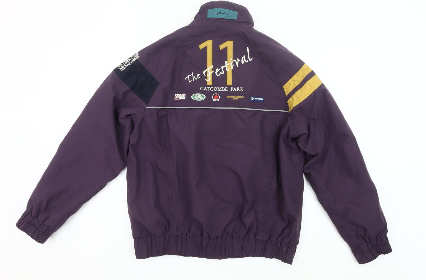 Joules Mens Purple Gatecombe Bomber Jacket S Waterproof Outdoor