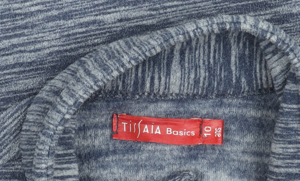 Additional view of Tissaia boys’ blue full zip fleece jacket 10 years polyester casual