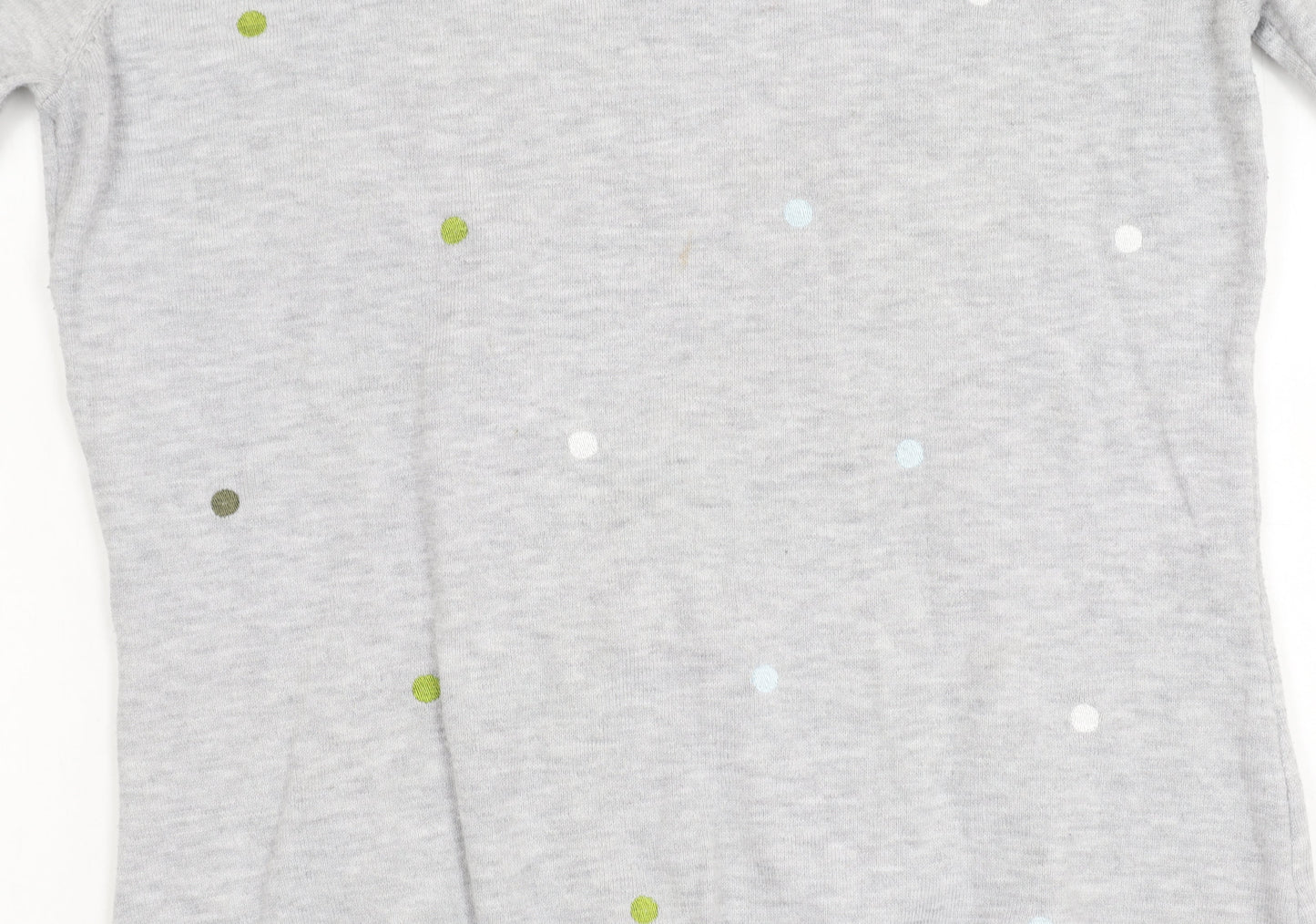 Additional view of E-vie women’s grey polka dot crew neck jumper, size M