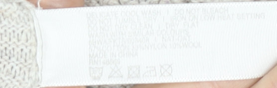 FatFace Women’s Beige Tunic Jumper Size 12 Long Sleeve Knit