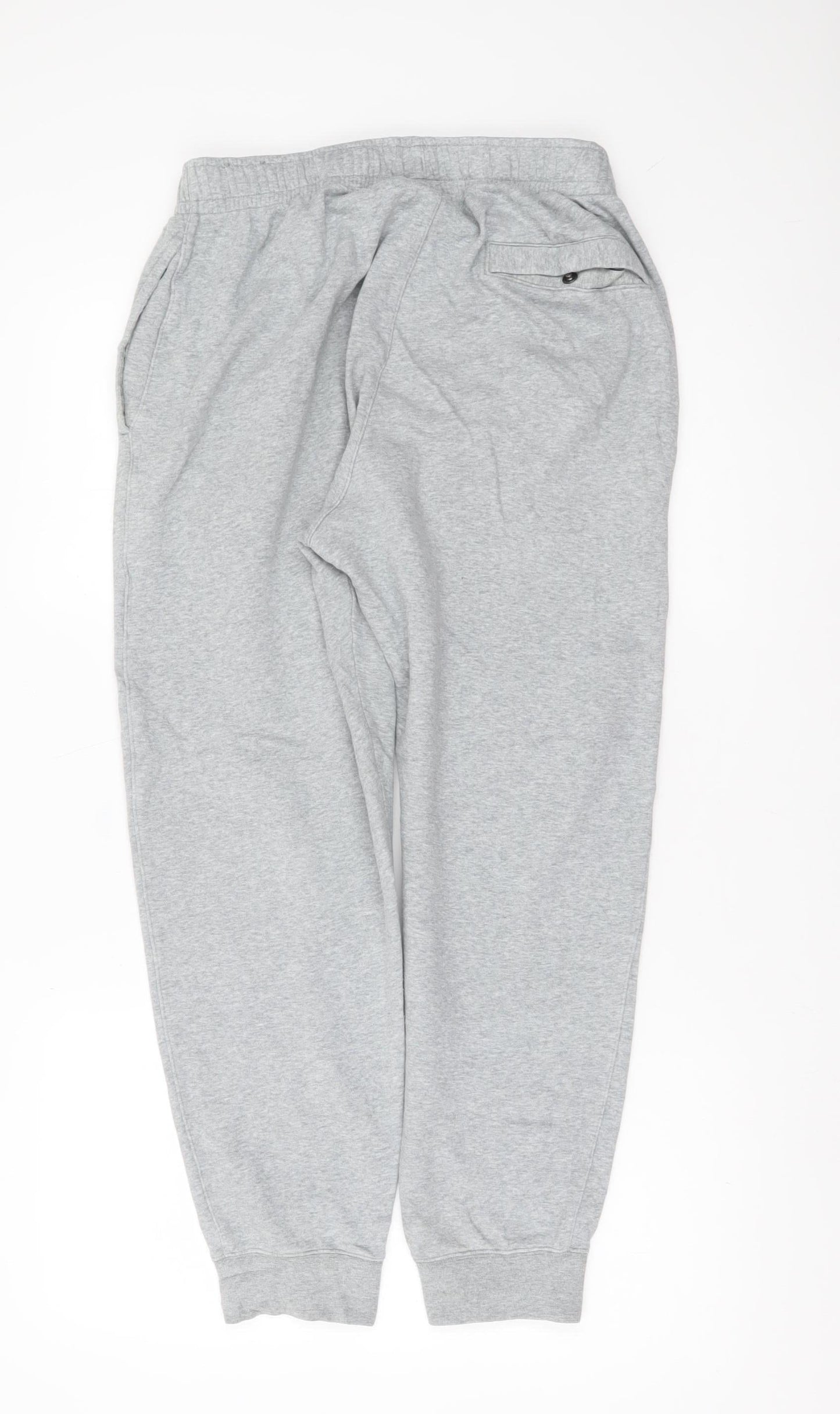 Nike Womens Grey Sweatpants Joggers M Regular Fit Logo Sportswear