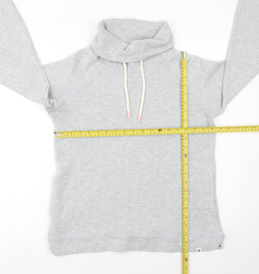 Joules Women’s Grey Long Sleeve Pullover Sweatshirt UK 12