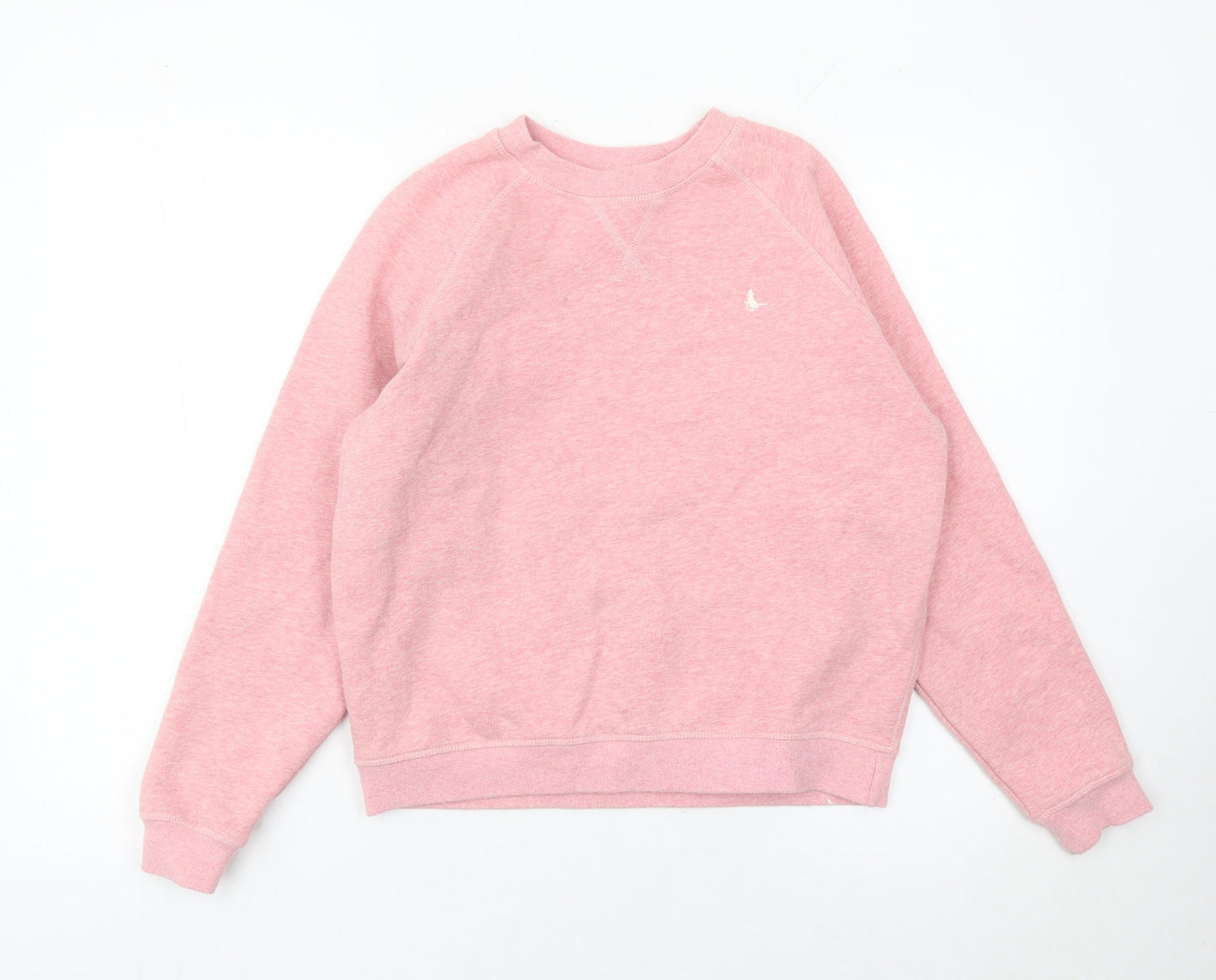 Jack Wills Womens Pink Sweatshirt UK 8 Cotton Blend Casual Pullover