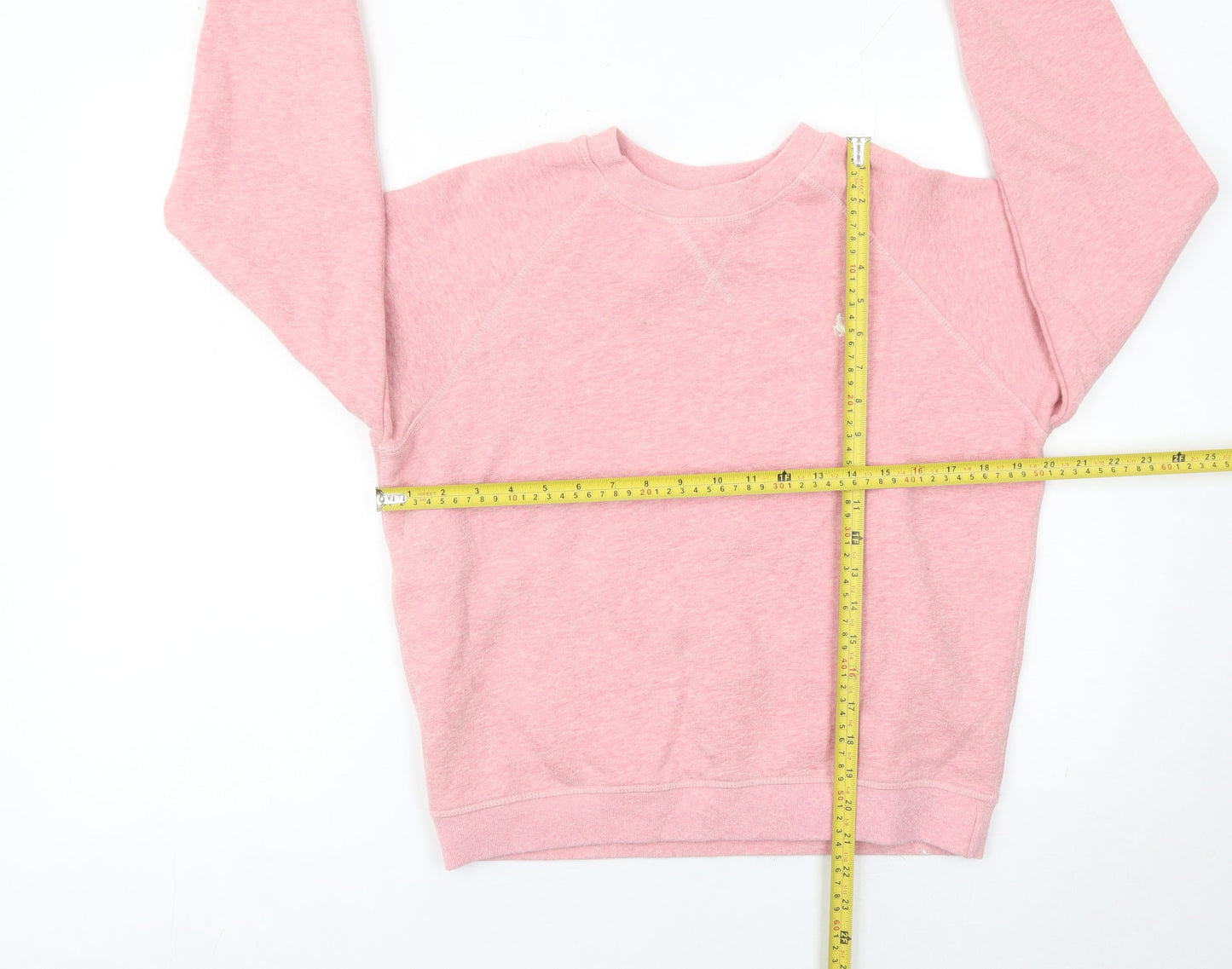 Jack Wills Womens Pink Sweatshirt UK 8 Cotton Blend Casual Pullover