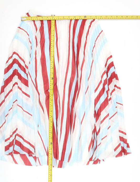 Samsøe Samsøe Women’s Multicoloured Pleated Midi Skirt Size S