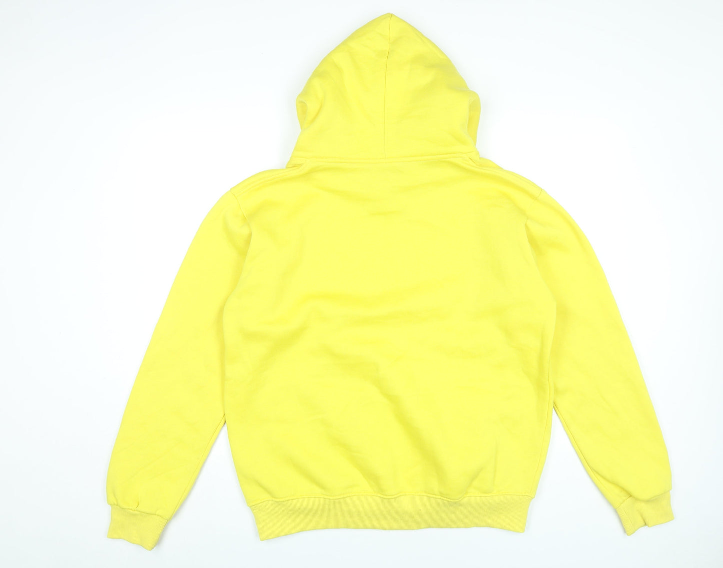 Champion Men's Yellow Pullover Hoodie 2XL Regular Fit Logo
