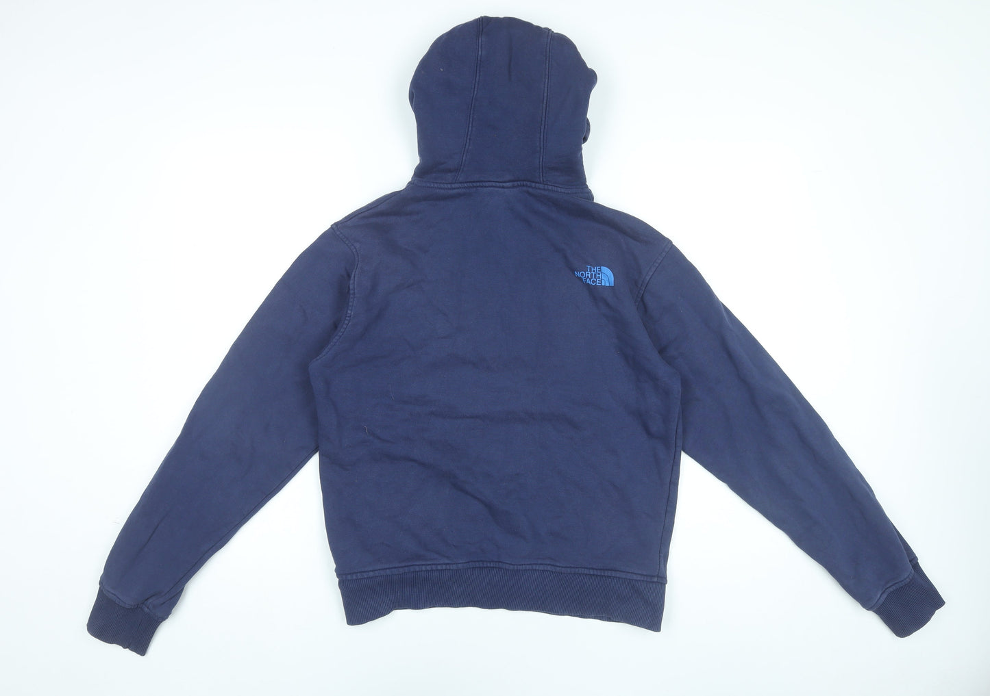 The North Face Unisex Blue Pullover Hoodie Small Cotton Outdoor