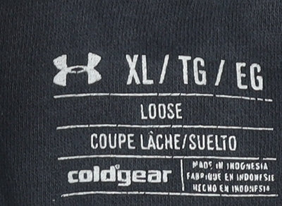 Under Armour Men’s Black XL 1/4 Zip Fleece Sweatshirt Sportswear