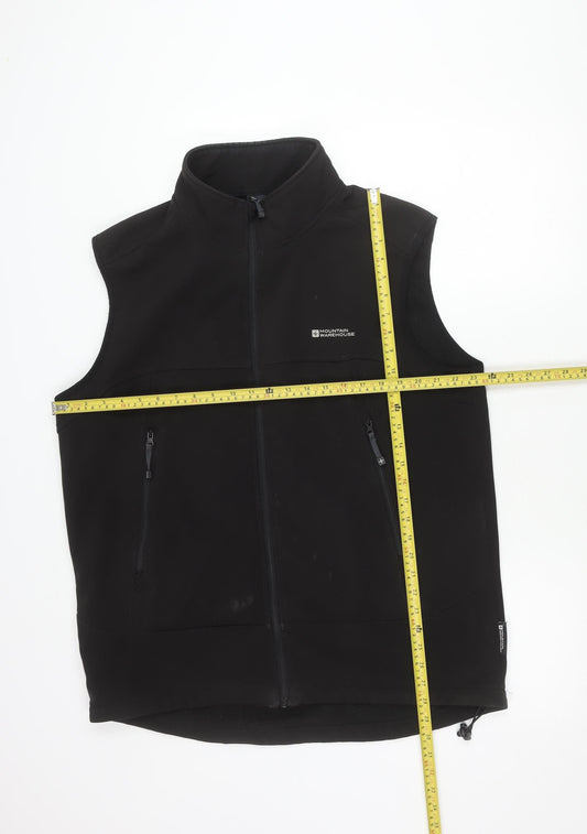 Mountain Warehouse Men’s Black XL Softshell Waistcoat Bodywarmer