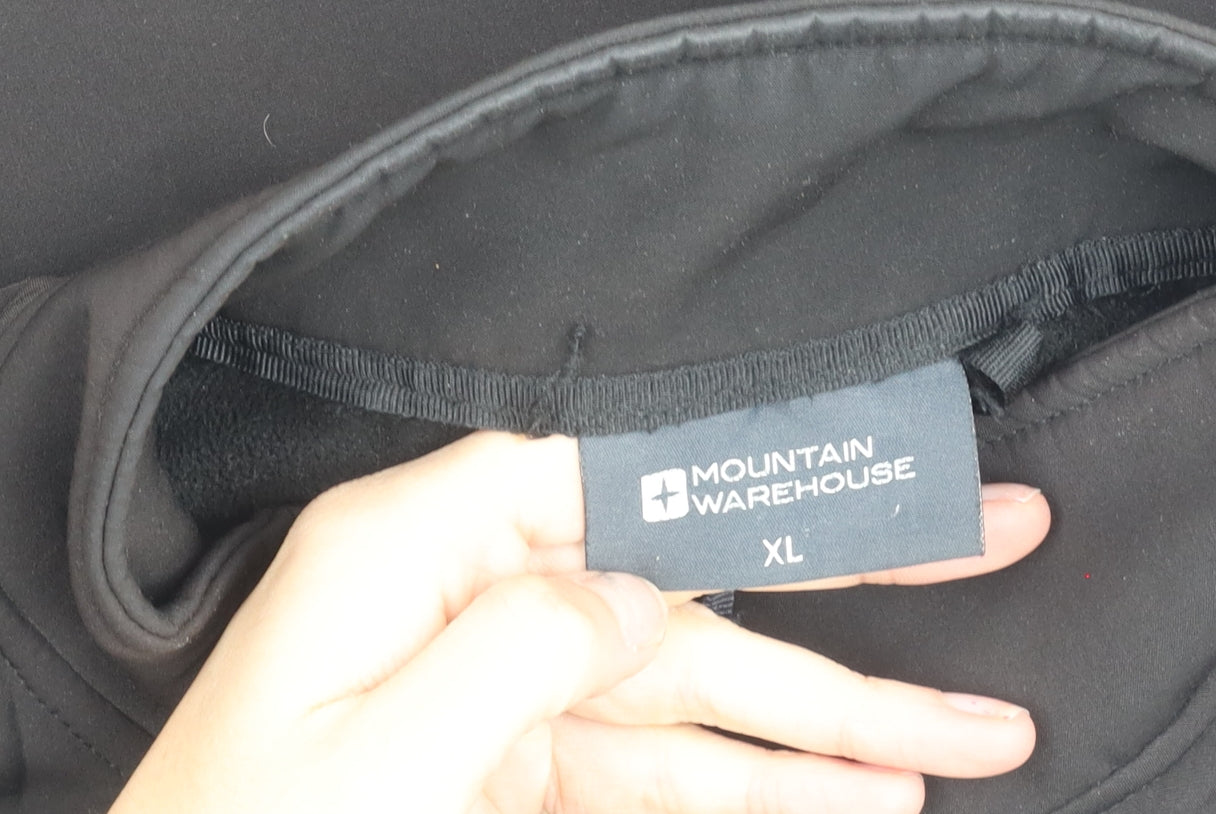 Mountain Warehouse Men’s Black XL Softshell Waistcoat Bodywarmer