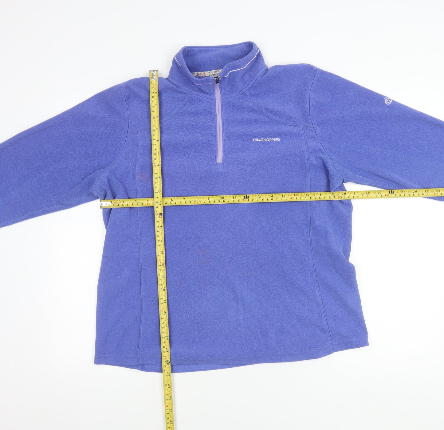 Craghoppers Womens Blue Fleece Pullover Sweatshirt UK 14