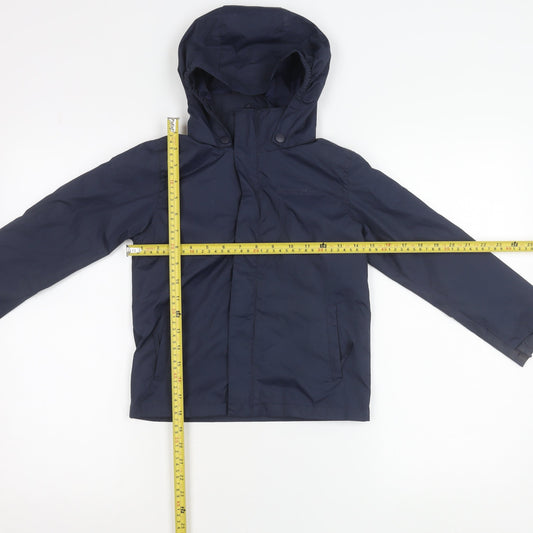 Mountain Warehouse Boys Blue 5-6Y Hooded Waterproof Rain Coat Jacket