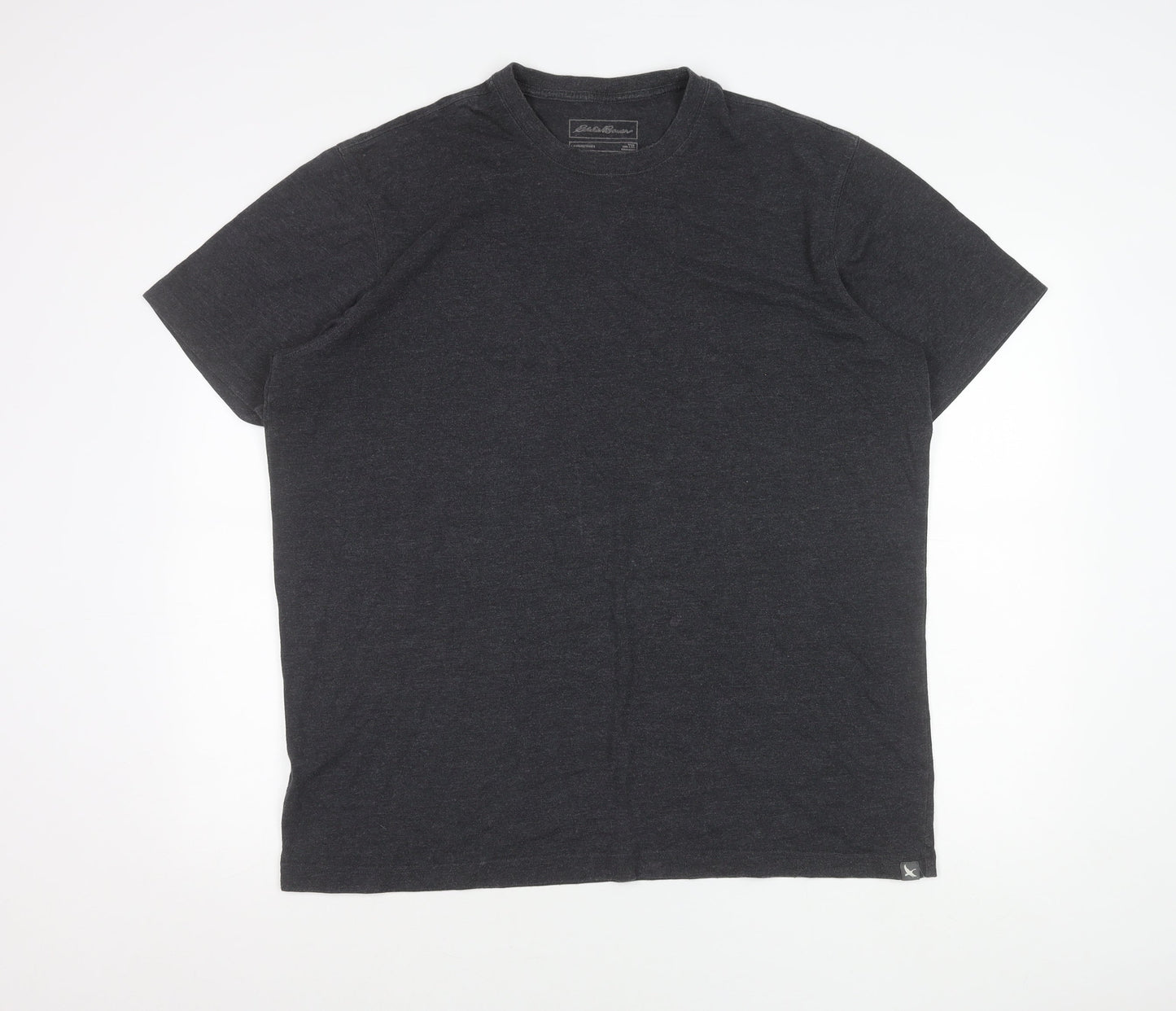 Eddie Bauer Men’s Black XL Short Sleeve Crew Neck Cotton Blend T-Shirt