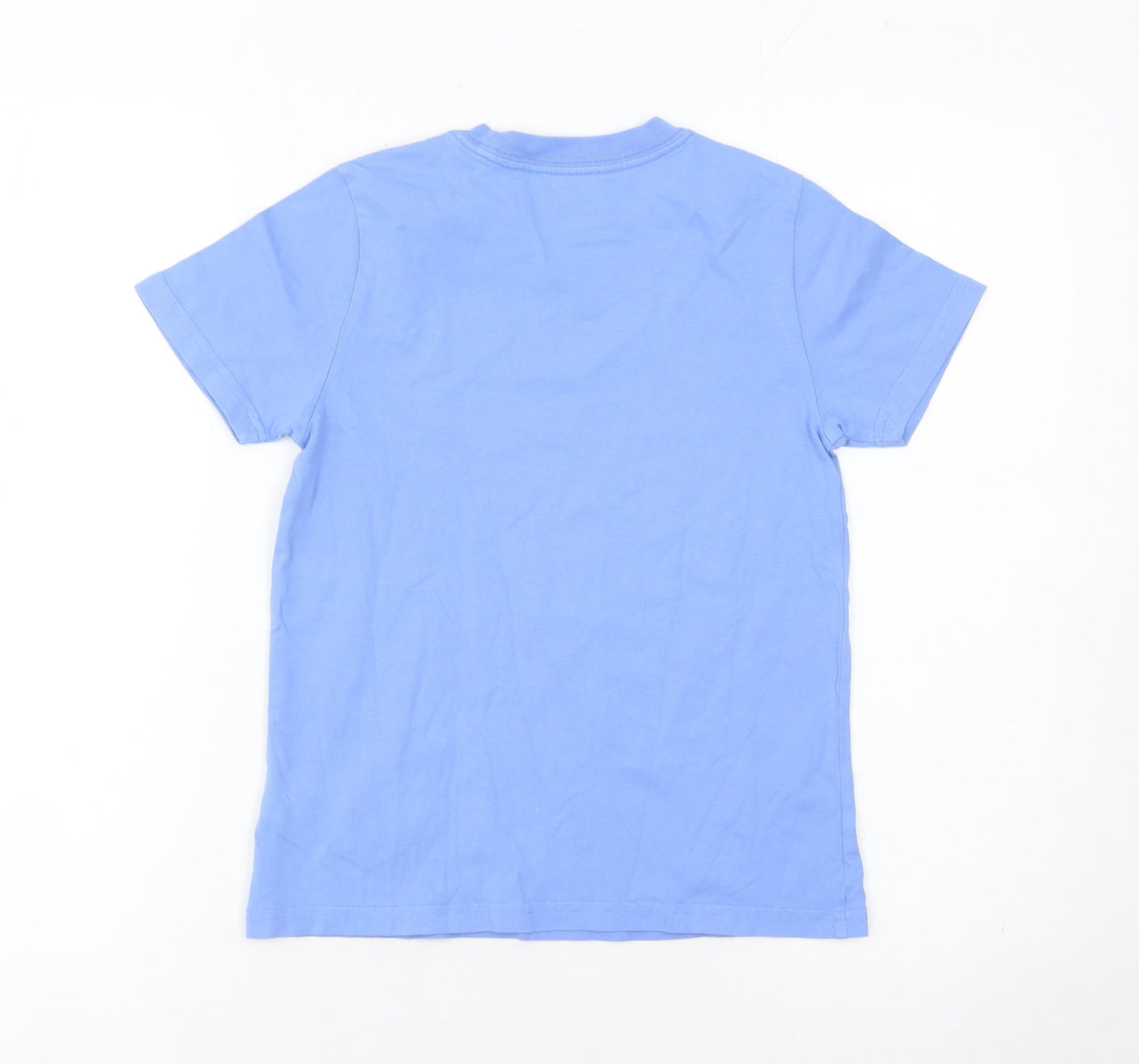 Ralph Lauren Boys Blue Logo T-Shirt Age 7 Years Short Sleeve Cotton