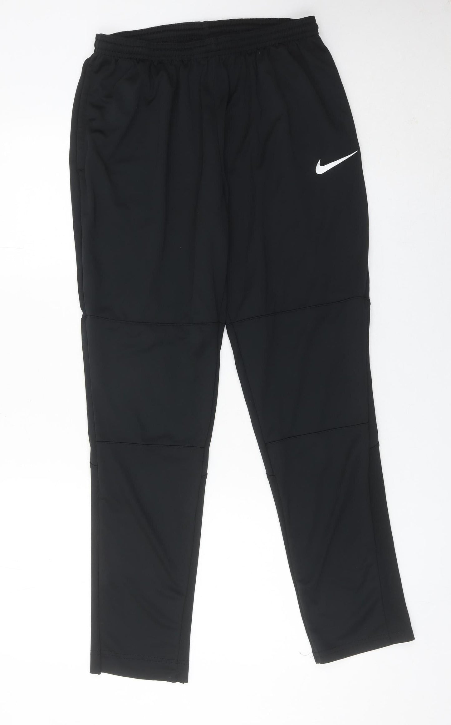 Nike Mens Black Jogger Trousers Size L Moisture Wicking Comfort